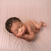 Knit Ribbed Bean Bag Stretch Layer L047 | Caramel